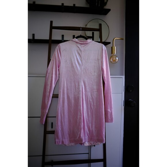 Free People Shayla Velvet Mini Dress, Icy Pink, L - Picture 7 of 7